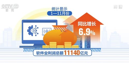 今年前11個月 我國軟件業(yè)務(wù)收入同比增長10.4